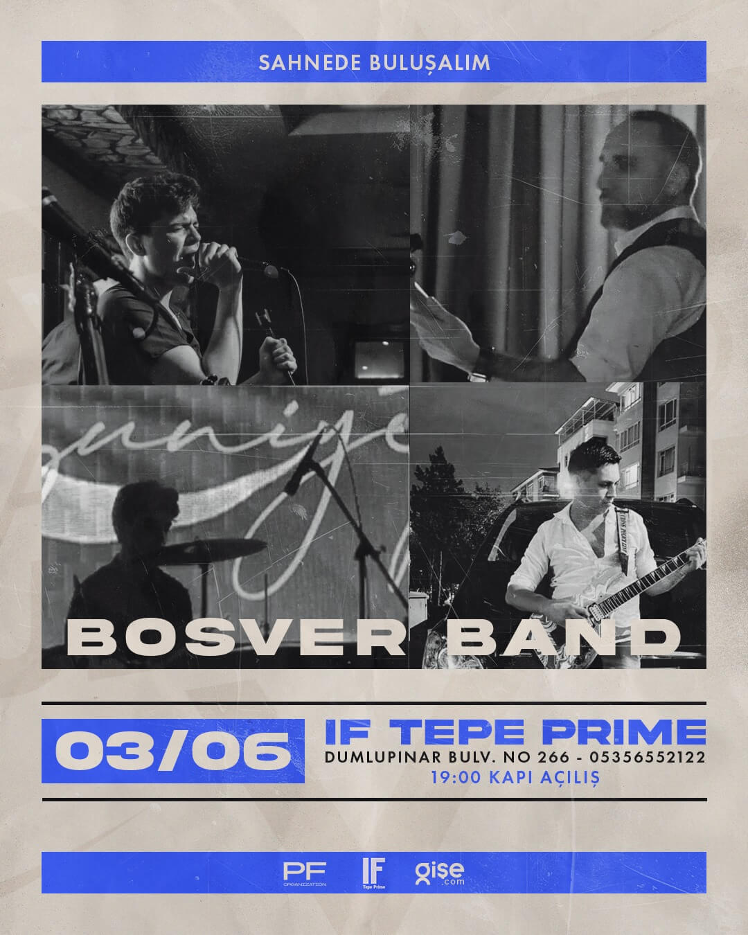 Boşver Band | Sahnede Buluşalım | 3 Haziran | Ankara