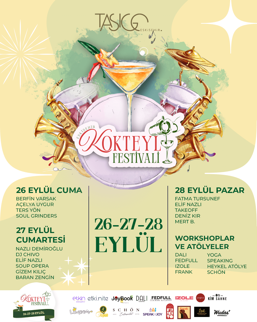 ÖN SATIŞ Eskişehir Kokteyl Festivali l Etki.Nite l Tasigo Hotel Eskişehir